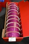 *Ten Packs of Decorative Christmas Ribbon