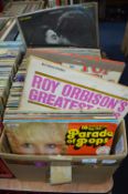 Large Box of Mixed Vintage LP Records
