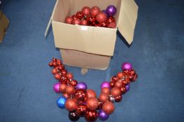*Three Christmas Bauble Garlands
