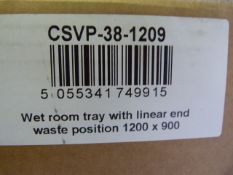 1200x900 Wet Room Tray