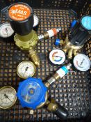 *Three Welding gas Bottle Regulators