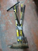 Bundle of Garden Tools Including Aerator, Sheers,