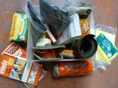 Miscellaneous Box of Steel Wool, Car Cleaning Prod