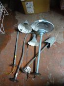 Four Verdigris Garden Lights