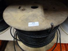 *Spool of Black Multicore Cable