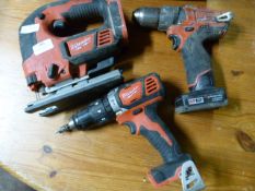 *Two Milwaukee Drill and a Jig Saw
