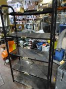 *Five Tier Metal Shelf Unit