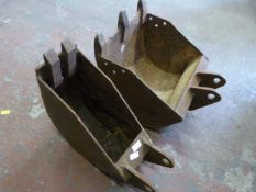 *Two Mini Digger Buckets