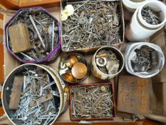Large Quantity of Screws and Nails