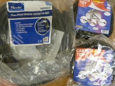 Two Cable Tidies and 20mm Nylon Contractor Pack