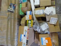 *Pallet of Assorted Electrical Components Includin