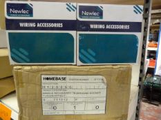 Two Boxes of Nulec Wiring Accessories, and 40 Sing