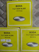 *Three Boda Circular Saw Blades