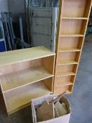 Two Sets of Shelves and a Box of Plywood Templates