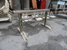 *Two Short Adjustable Height Builders Trestles