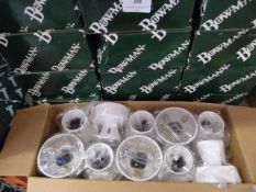 *Thirteen Boxes of 10 Bowman Light Bulb Fittings