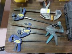 *Five Assorted Clamps