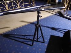* heavy-duty tripod lighting bar or speaker stand