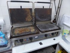 * roller grill double panini press contact grill