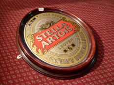 * oval pub mirror Stella artois 600 high