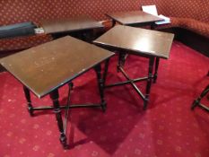 * set of 4 pub tables rectangular 700 x 600