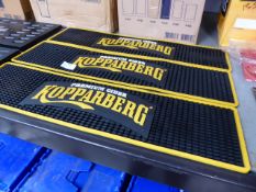* 3 rubber kopparberg drip mats