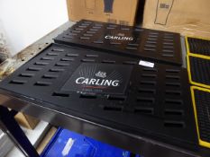 * 2 x carling 2 part plastic drip trays