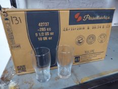 * new box of 48 10 ounce, half pint tulip glasses