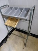 * cutlery stand on castors