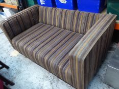 * 2 seater striped sofa