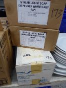 * liquid soap dispensers and hygienic soap cartridges