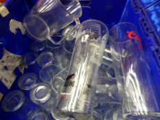 * box contains the sorted glasses pints, halfs carling excetra plus jug approximately 40 items