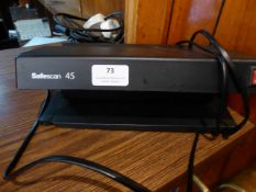 * safe scan 45 note checker