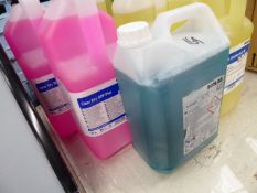 * 5 litre ecolab aseptopol and 10 litre ecolab clear dry