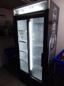 * staycold sd890 double door upright bottle chiller