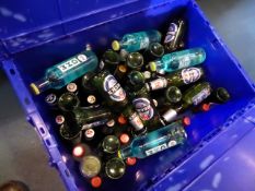 * approximately 70 bottles out of days alcohol wk d smirnoff ice and becks blue corona