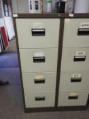 *Four Drawer Foolscap Filing Cabinet (coffee & cream)