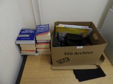 *Box of Assorted Hole Punches, Pocket Calculators, Dictionaries, etc.