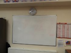*Dry Wipe Noticeboard, and a Wall Clock