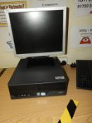 *Fujitsu Desktop Computer with Monitor, Keyboard and Mouse