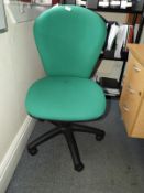 *Operators Gas Lift Chair (emerald green)