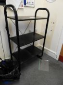 *Tubular Framed Three Tier Shelving
