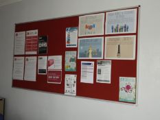 *Large Felt Pin Board and a Dry Wipe Noticeboard