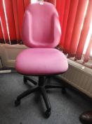 *Operators Gas Lift Chair (pink)