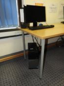 *Dell Desktop Computer with Intel i3 Processor, Acer Monitor, Keyboard and Mouse