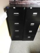 *Four Drawer Foolscap Filing Cabinet (black)
