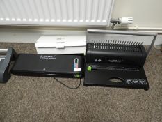 *Q-Connect Comb Binder, A3 Laminators and Combs