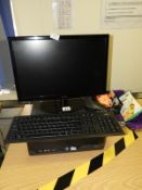*Fujitsu Desktop Computer with Intel Pentium Processor, Monitor, Keyboard and Mouse