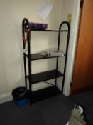 *Four Tier Tubular Steel Shelving Unit