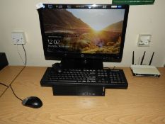 *Lenovo Desktop Computer with Intel i3 Processor, HP Monitor, Keyboard and Mouse